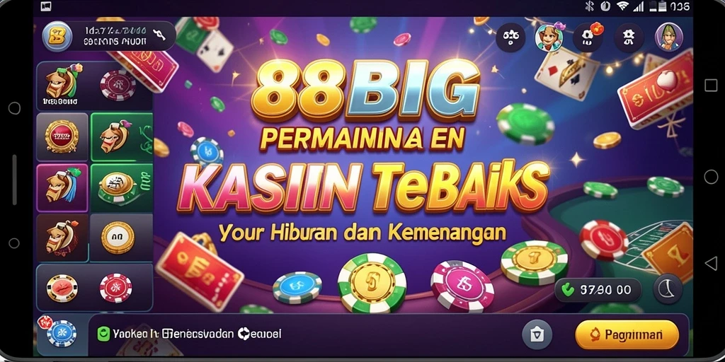 Tampilan gameplay Kasino yang seru dan menarik di 88BIG.
