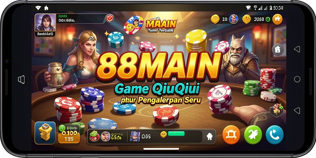 Tampilan menarik dalam permainan kartu QiuQiu.