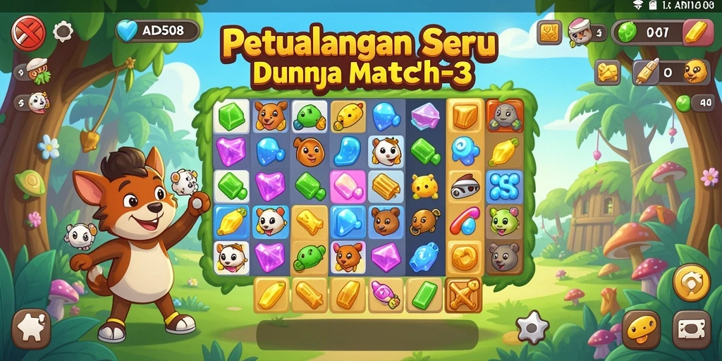 Gameplay seru dengan kombinasi objek dalam ADS508.