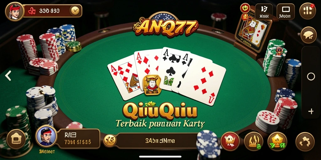 Screenshot gameplay AN777 yang menampilkan aksi seru QiuQiu.