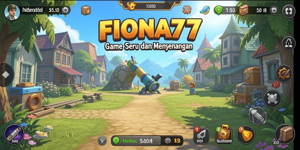 Tampilan gameplay FIONA77 yang menarik dan interaktif.