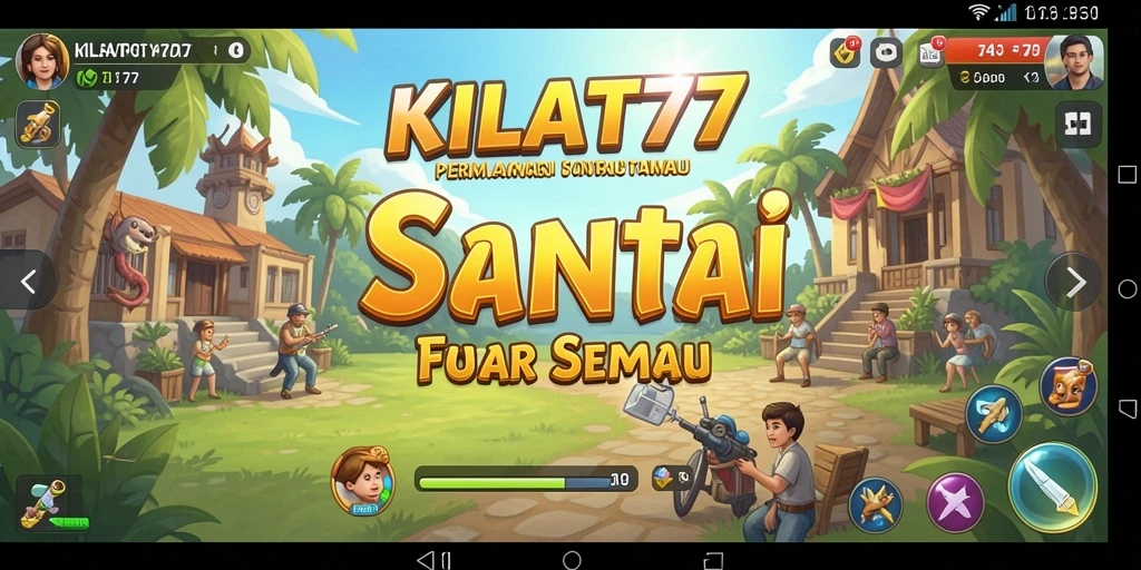 Tampilkan gameplay seru KILAT77 dalam suasana yang santai.
