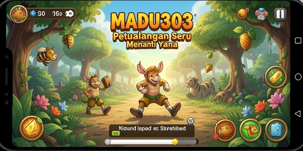 Tampilan gameplay yang mengasyikkan dari MADU303.