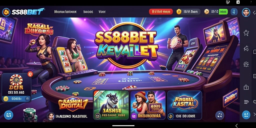 Tampilan menarik dari gameplay menegangkan di SS88BET.