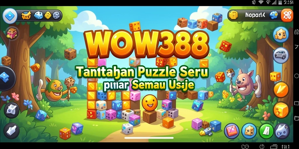 Screenshot WOW388 menampilkan gameplay puzzle yang seru dan menantang.