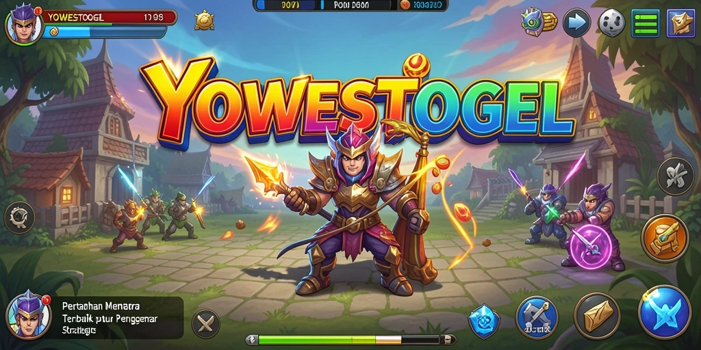 Tangkapan layar YOWESTOGEL menampilkan aksi seru dalam Tower Defense.